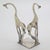 1980s Vintage Italian Handmade Genuine Silver Modern Design Giraffes Figurine Miniature For Sale - Image 5 of 8