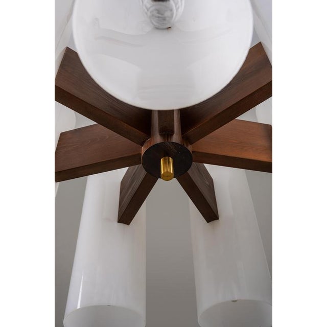 Swedish Pendant Lights by Holger Johansson for Westal, 1970s, Set of 4 For Sale - Image 6 of 8