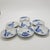 Blue Late 20th Century Ko-Imari Landscapes – Japanese Vintage Blue and White Mame Plates Set of 7 For Sale - Image 8 of 12