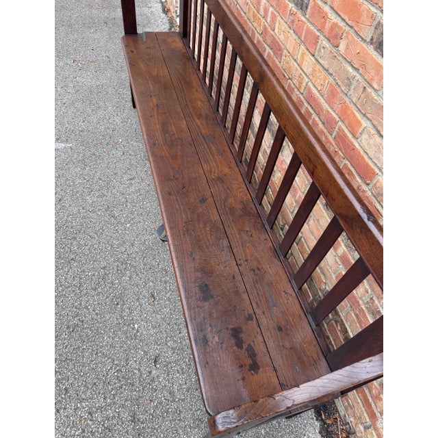 Early 19th Century French Hall Bench For Sale - Image 9 of 10