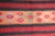 1960s Handmade Trbal Strpe Design With Red and Orange Tones Kilim-5' 11'' X 10' 1'' For Sale - Image 4 of 12