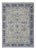 Floral Vintage Oushak in Blue and Cream With All-Over Design 8'0 X 10'7 For Sale
