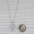 2010s 0.30ctw Diamond Flower Cluster Pendant Necklace 14k Gold 17.75" Cable Chain For Sale - Image 5 of 7