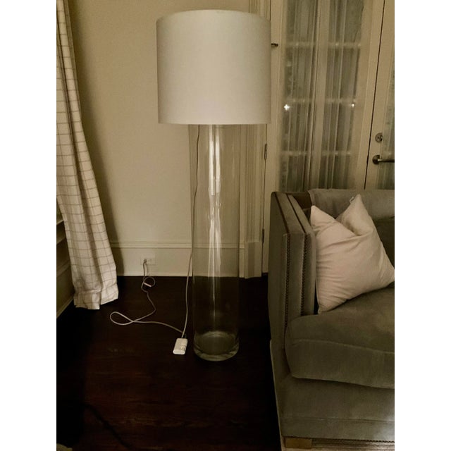 Transparent Arteriors Home Anaheim Floor Lamp For Sale - Image 8 of 9