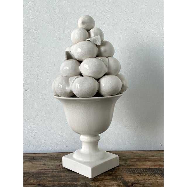 Late 20th Century Vintage Ceramic Lemon Topiary For Sale - Image 5 of 16