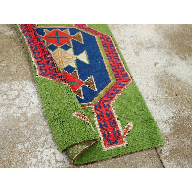 Galerie Shabab Collection Mid-20th Century Turkish Anatolian Runner For Sale - Image 9 of 10