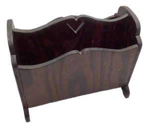 Vintage Wooden Letter Mail Holder Farmhouse Decor Primitive Handmade