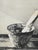 1990s Reiner Schwarz, The Spatula, 1999, Charcoal and Crayon on Handmade Paper For Sale - Image 5 of 17