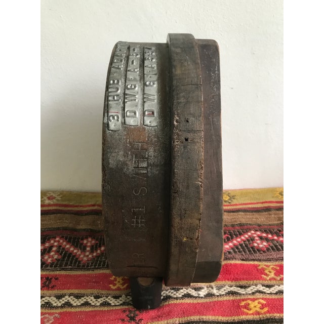 Industrial Found Art Factory Mold Sculpture - 1940s For Sale - Image 3 of 9