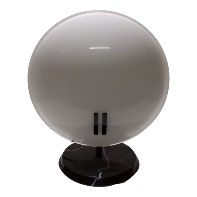 Large Pearl Table Lamp by Bruno Gecchelin for Oluce, 1980s For Sale