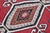 1990s Tribal Red Ikat Handmade Rug For Sale In Sacramento - Image 6 of 12