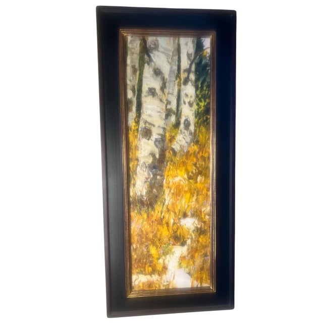 Ann Dettmer / Artist / Art 'September Snow' 2006 Artist signed Ann Dettmer, Colorado Original Oil Painting / signed /...