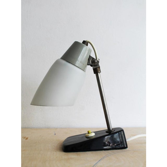 Mid-Century Czech Table Lamp by Jaroslav Anýž for Lustry Kamenický Šenov, 1950s For Sale - Image 6 of 12