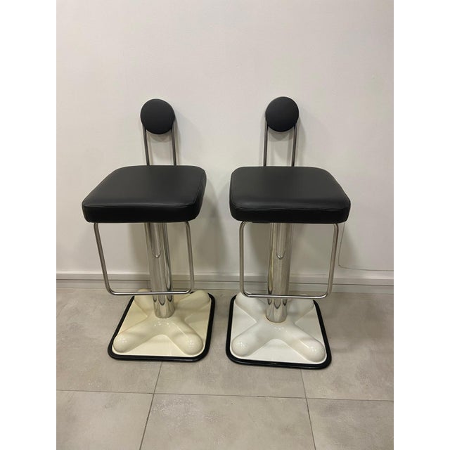 Modern Birillo Stools by Joe Colombo for Zanotta, 1970s, Set of 2 For Sale - Image 3 of 12