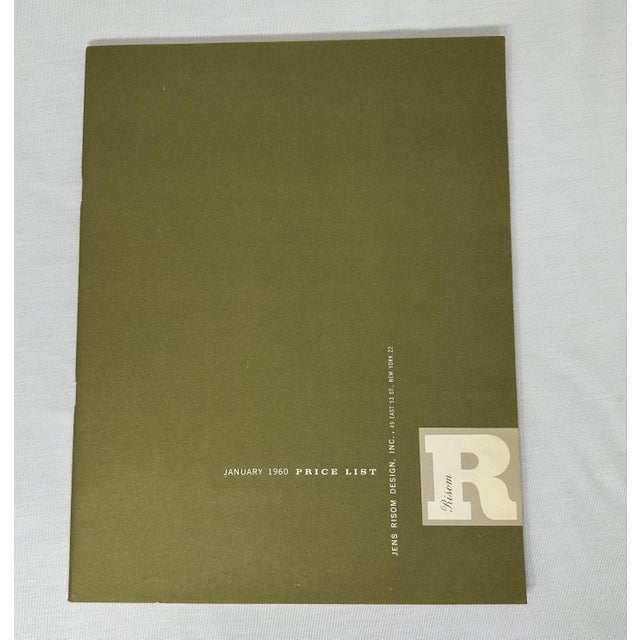Paper Jens Risom "The Answer Is Risom" 1955 Book With 1960 Price List & Original Mailing Sleeve For Sale - Image 7 of 12