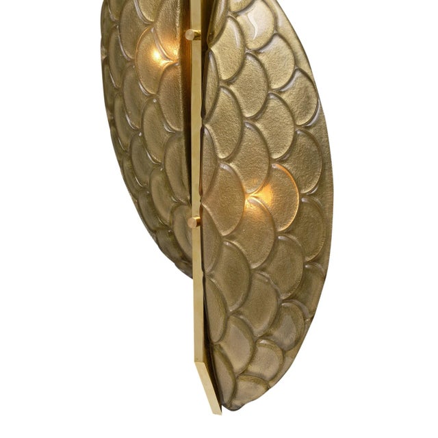 Murano Glass “Mezze Lune” Sconces For Sale - Image 9 of 10