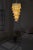 White Large Italian Murano Glass Spiral Chandelier with 83 Amber Glass Petals, 1990s For Sale - Image 8 of 13