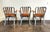 1960s Mid Century Modern Auluminum Wood and Cow Hide Chairs -Set of 3 For Sale - Image 5 of 8
