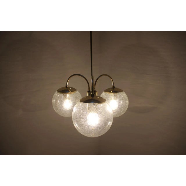 Mid-Century Chandelier from Kamenický Šenov, 1980s For Sale - Image 10 of 11