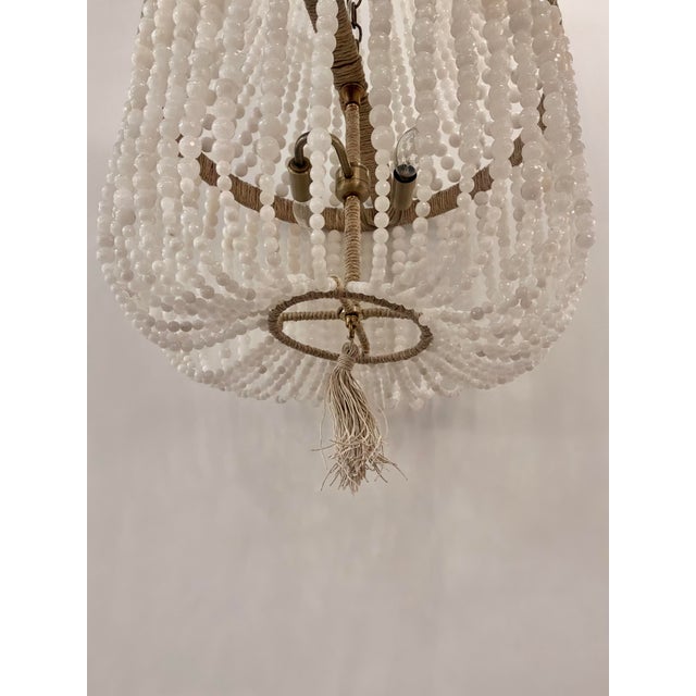 Boho Chic Ro Sham Beaux Malibu Up Chandelier For Sale - Image 3 of 6