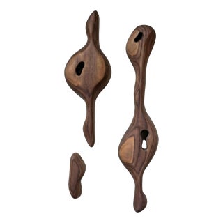 Cortex 8 American Walnut Sculpture by Camille De Prêtre For Sale