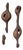 Cortex 8 American Walnut Sculpture by Camille De Prêtre For Sale