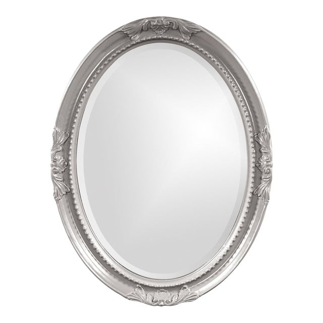 Queen Ann Mirror - Glossy Nickel For Sale