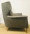 Modern Caracole Signature Modern Charcoal and Beige Chevron Print the Elemental Wingback Chair For Sale - Image 3 of 6