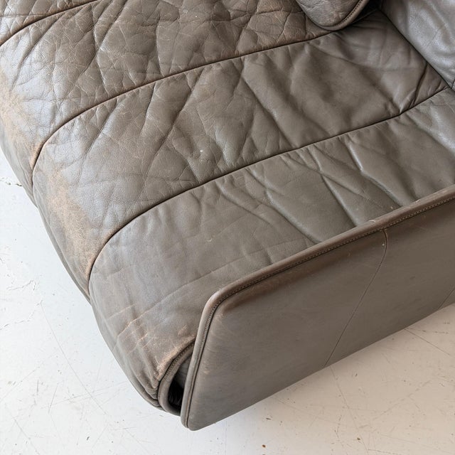 Mid-Century Modern 1970s Ds-69 Leather Sleeper Sofa by De Sede For Sale - Image 3 of 11