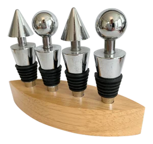 Postmodern Wine Stoppers - Set of 4