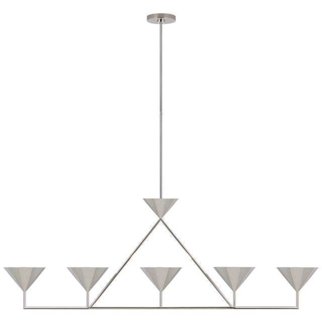 Designed by Paloma Contreras for Visual Comfort Product Information Material: Polished Nickel - Not adjustable - Cord...