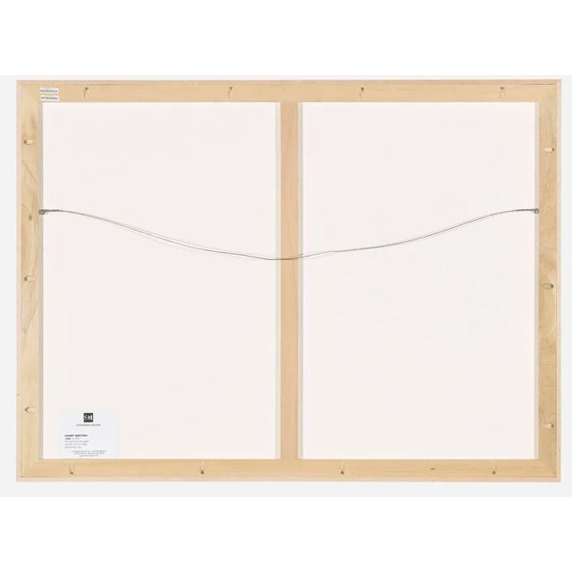 Red 1940s Early Important Harry Bertoia Monotype, Framed For Sale - Image 8 of 8