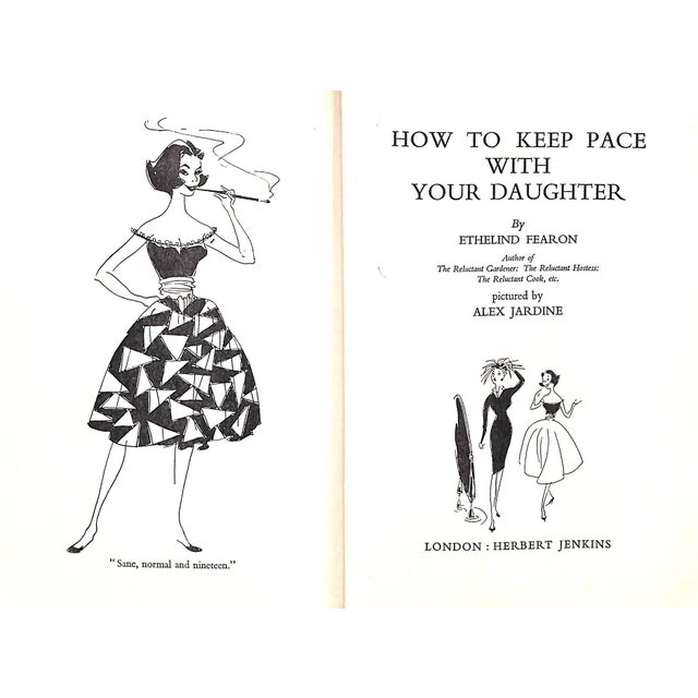 Traditional "How to Keep Pace With Your Daughter" Book 1958 Fearon, Ethelind For Sale - Image 3 of 10