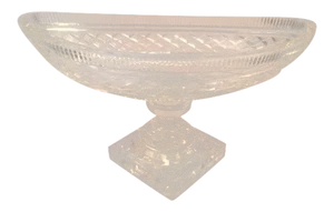 18th Century Irish Cut Glass Compote