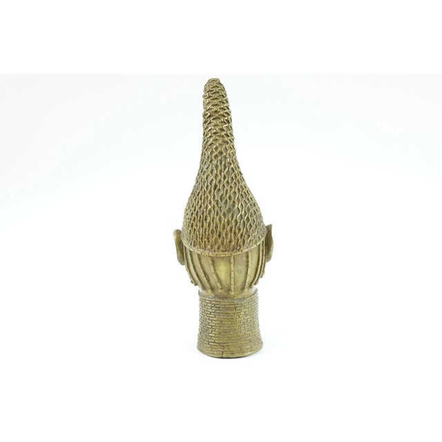 African Antique 19th Century African Bronze Sculpture of a Woman For Sale - Image 3 of 5