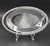 Vintage silver-plated oval serving tray. Manufactures style such as WM Rogers or Shelton Ware. Tray features detailed...
