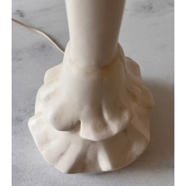 Plaster "Tete De Femme" Table Lamp After Diego Giacometti For Sale - Image 11 of 13