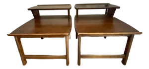 1960s Double Tier Side Tables by Lane