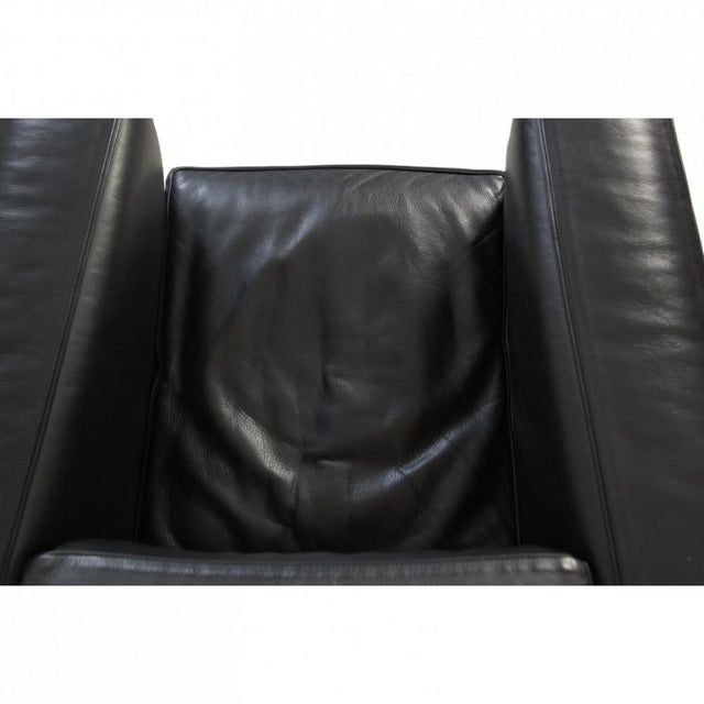 2000 - 2009 Vintage LC2 Chair in Black Leather by Le Corbusier, 2000s For Sale - Image 5 of 15