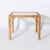 Rattan wrapped side table, c. 1960.
