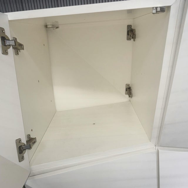 Reflex Reflex Angelo Origami Modular Storage System, White, Double Sided, Italy For Sale - Image 4 of 11