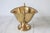 Mid 20th Century Vintage Oval Brass Pedestal Bowl W/ Ornate Handles For Sale - Image 5 of 12