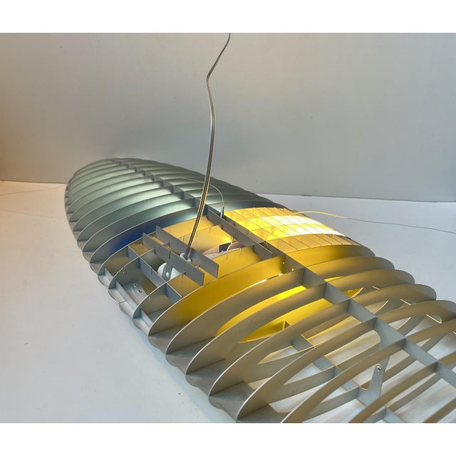 Purple Futurist Elliptical Pendant Lamp by Alberto Meda & Paolo Rizzato for Luceplan, Italy, 2000s For Sale - Image 8 of 14