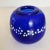 Vintage Mouth Blown Cobalt Glass Vase with Infused Stars by Hank at Hot Glass Works Measures approx: 4.5H x 4.5D Please...