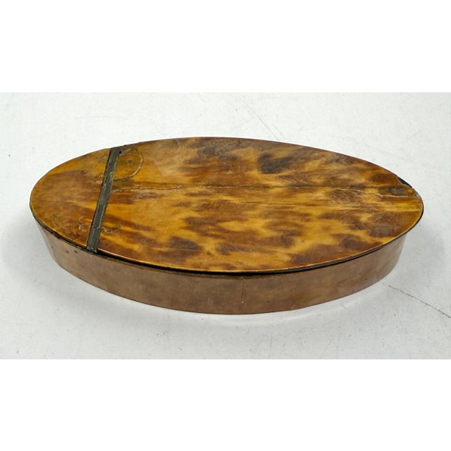 19th Century Three Horn, Silver and Wood Trinket or Snuff Boxes For Sale - Image 10 of 12