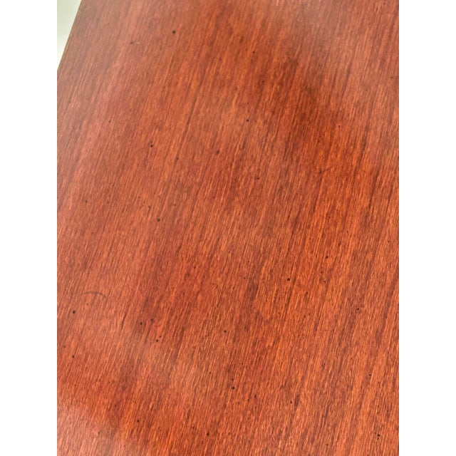 Vintage Queen Anne Revival Mahogany Flip-Top Game Table / Console Table For Sale - Image 12 of 15