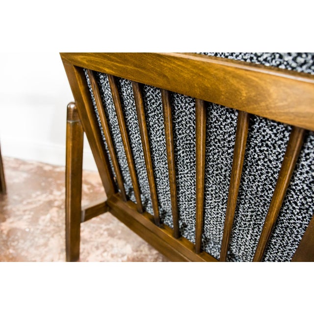 Modern Set of B-7522 Armchairs attributed to Zenon Bączyk, 1960s For Sale - Image 3 of 18