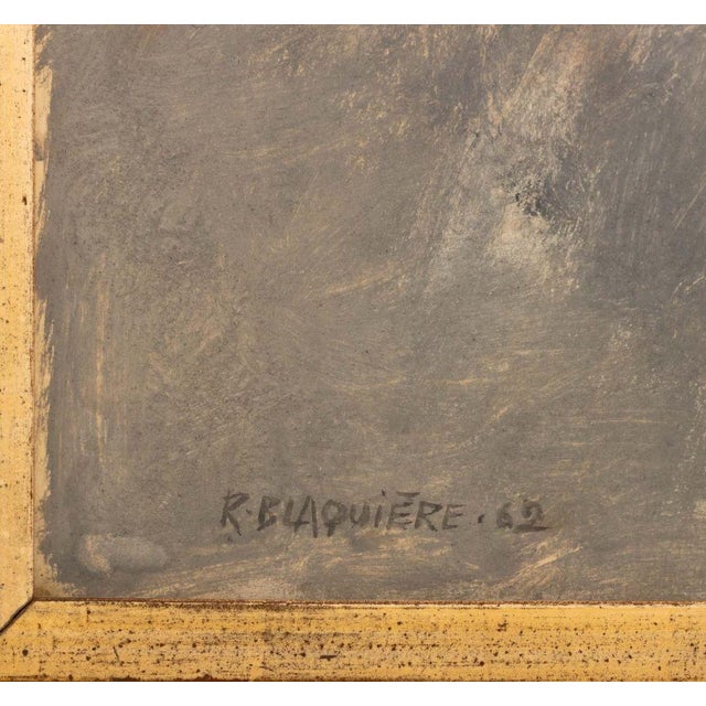 1960s Roger Blaquiere Landscape Scene Watercolor, 1962 For Sale - Image 5 of 6