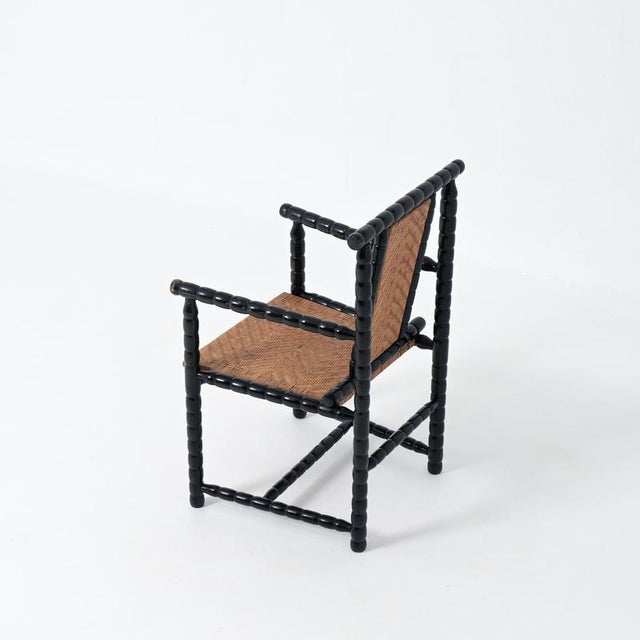 Brown Armchair by Josef Zotti, 1890s For Sale - Image 8 of 18