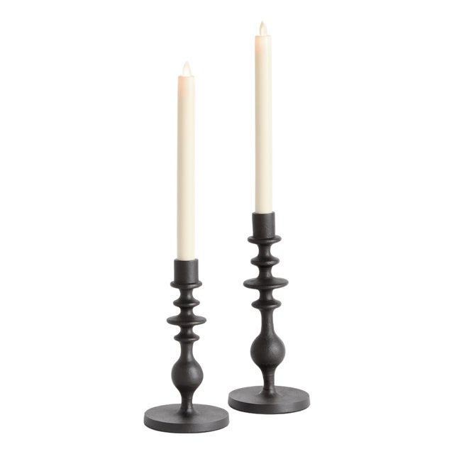 Luke Taper Holders, Set Of 2 For Sale